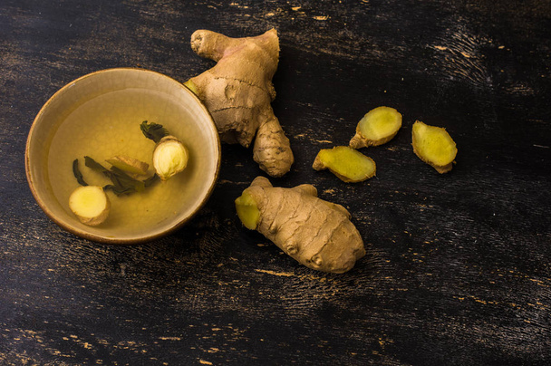 Tea with ginger - Photo, image