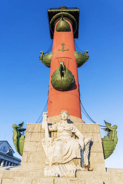 rostral column in St. Petersburg, Russia - Foto, afbeelding