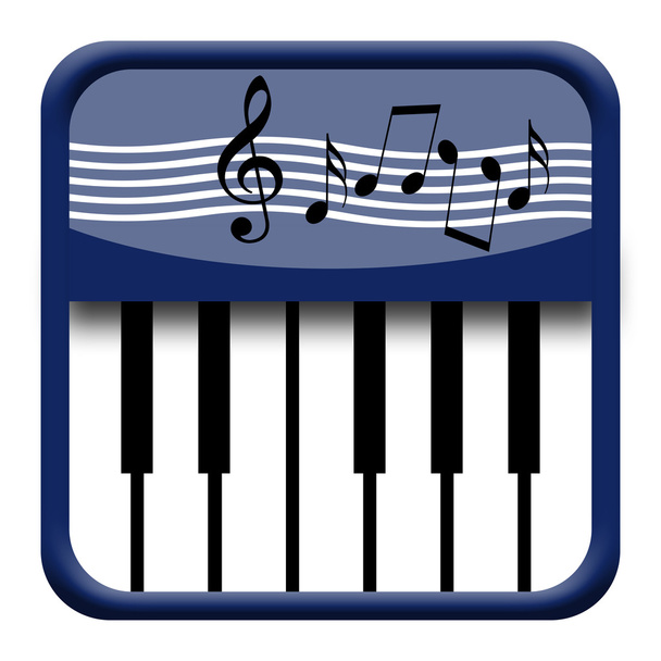 Zongora ikon - Fotó, kép