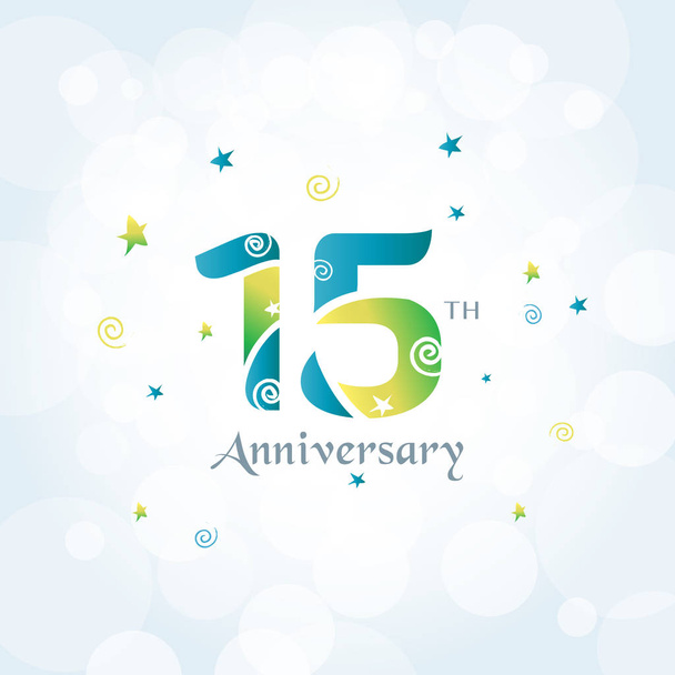 Anniversary logo icon - Vector, Image
