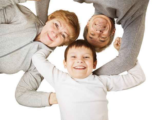 children and adults the concept - happy family - Фото, изображение