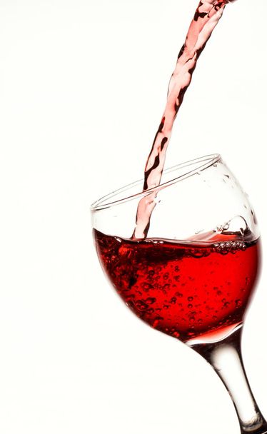 Red wine splash - Foto, Imagen