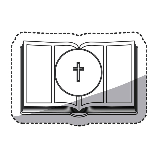 isolierte Religion Bibel Design - Vektor, Bild