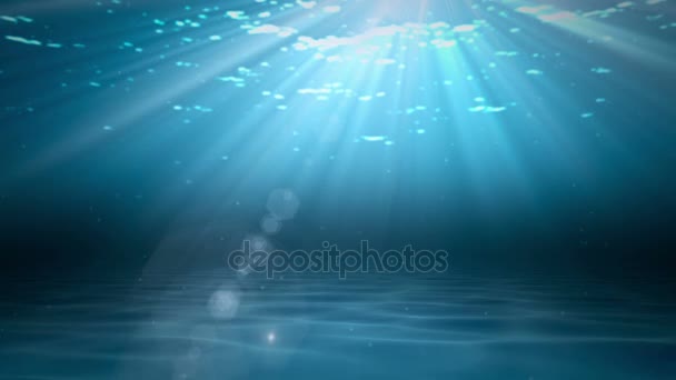 Unterwasserszene. Sommerreise-Hintergrund. Schauen Sie sich meine anderen Unterwasser- und Meerlandanimationen an - Filmmaterial, Video