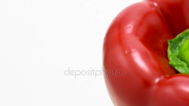 Κόκκινο πιπέρι που αιωρούνται στον αέρα   - Πλάνα, βίντεο