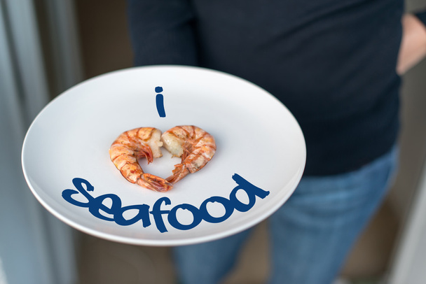 I love seafood - Photo, Image