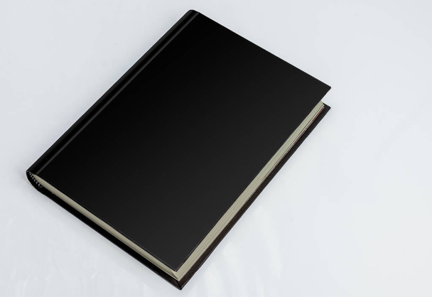 Blank book cover in black - Zdjęcie, obraz
