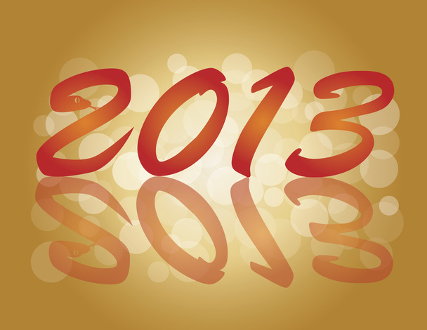 2013 cinese nuovo anno numeri di serpente illustrazione
 - Vettoriali, immagini