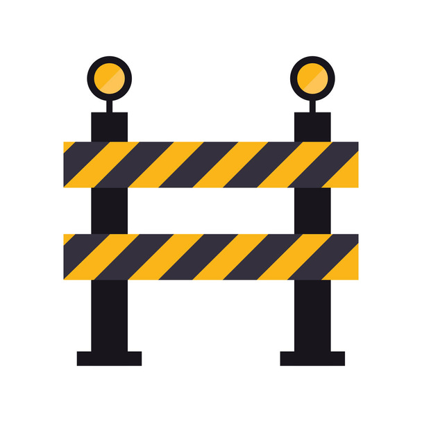 barrière bande de rue restreinte design
 - Vecteur, image