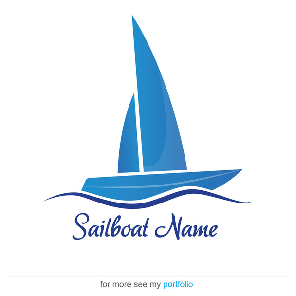 Logo aziendale (Business) Progettazione, Vettore, Barca a vela
 - Vettoriali, immagini