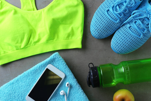 Clothes and items for sport - Fotoğraf, Görsel