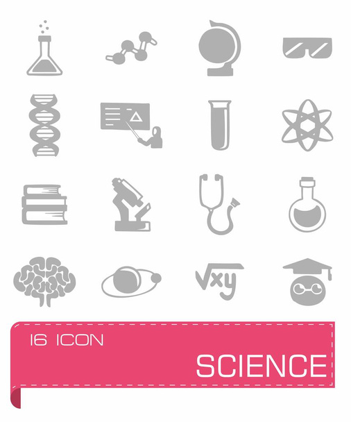 Наука Векторна icon set - Вектор, зображення