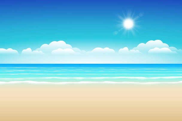 tengeri homok ég - Vektor, kép