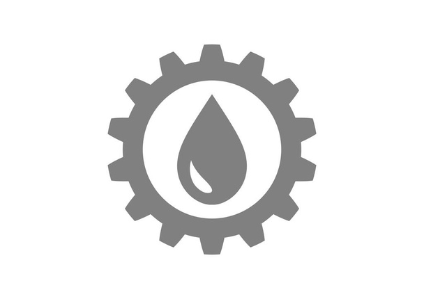 Průmyslová ikona na bílém pozadí    - Vektor, obrázek