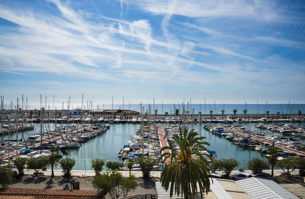 The marina in Sitges - 写真・画像