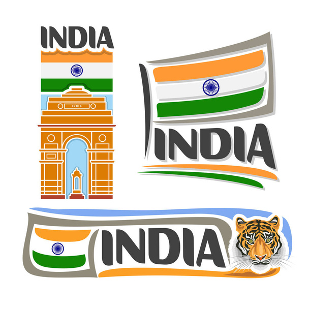 Διάνυσμα λογότυπο Ινδία - Διάνυσμα, εικόνα