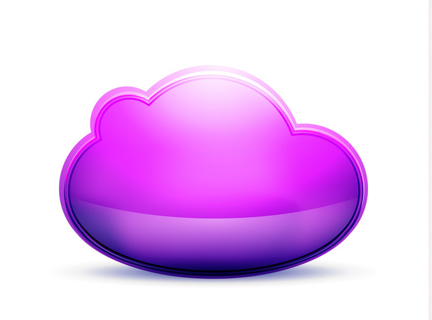 Концепция хранения облаков - Вектор,изображение