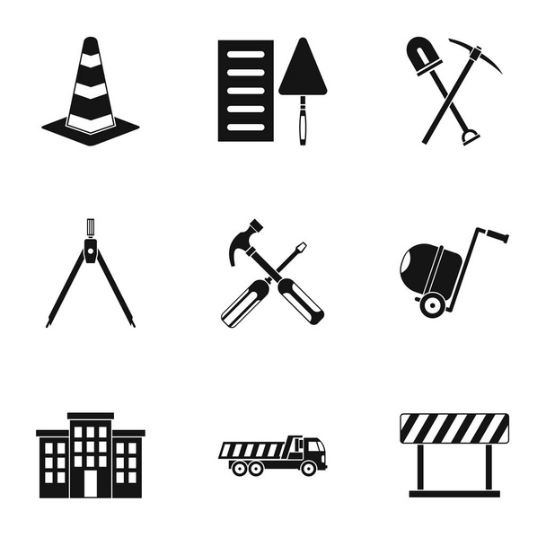 Set di icone di riparazione, stile semplice
 - Vettoriali, immagini