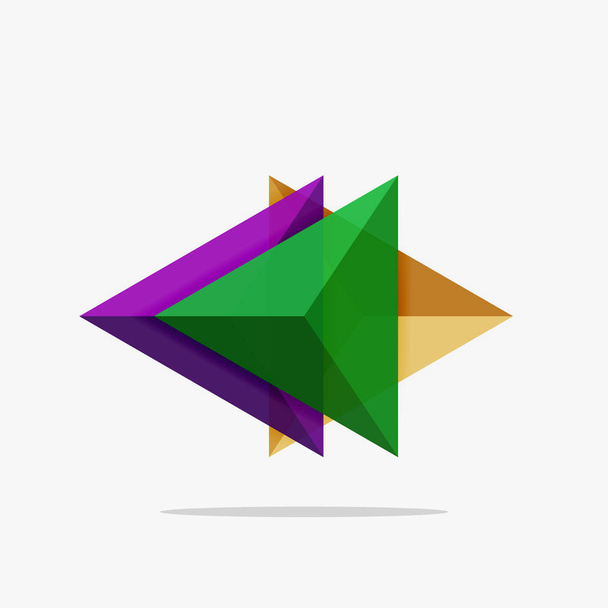 Шаблон бизнес-шаблона пустого треугольника
 - Вектор,изображение