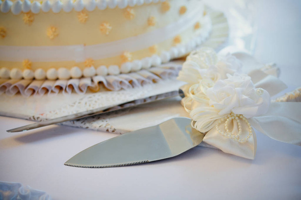 svatební dort nůž - Fotografie, Obrázek