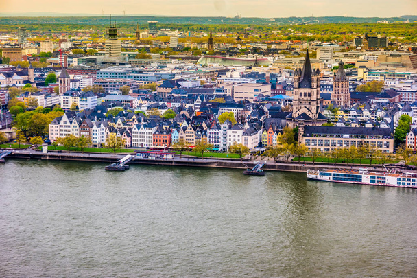 Aerial view of Cologne, Germany. - Fotografie, Obrázek