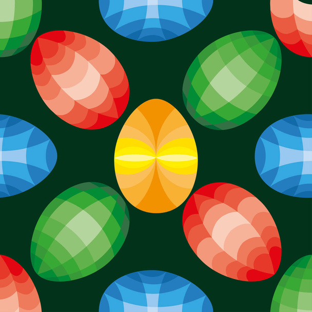 Великдень безшовний візерунок. Дизайн яєць
 - Фото, зображення