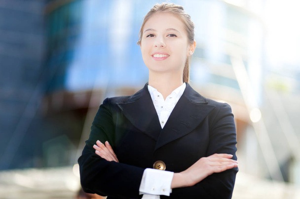 Businesswoman portrait outdoor - Foto, imagen