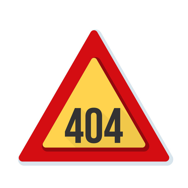404 Signal d'erreur non trouvé
 - Vecteur, image