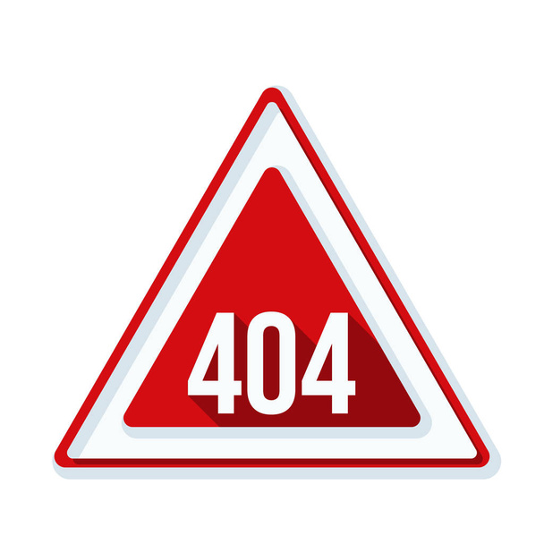 404 Not found error sign - Vector, Image