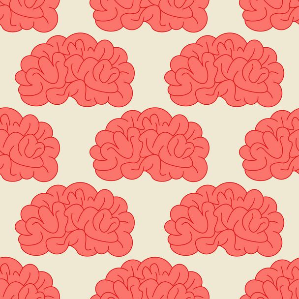 Lidský mozek zobrazení - Vektor, obrázek