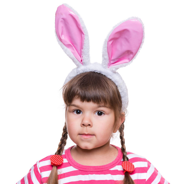 holčička s králičíma ušima - Fotografie, Obrázek