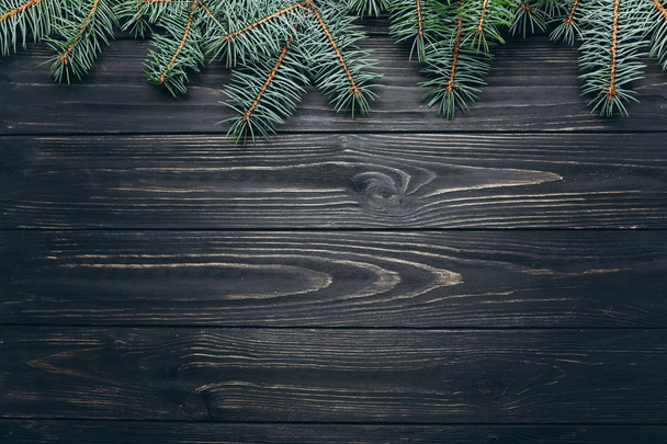 Kerstmis pine takken - Foto, afbeelding
