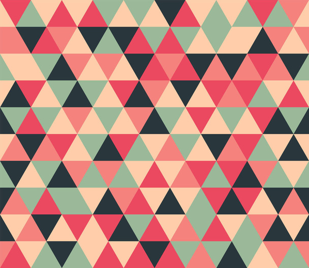 Abstract triangle seamless pattern, soft color. Vector illustration. - Vector, Image