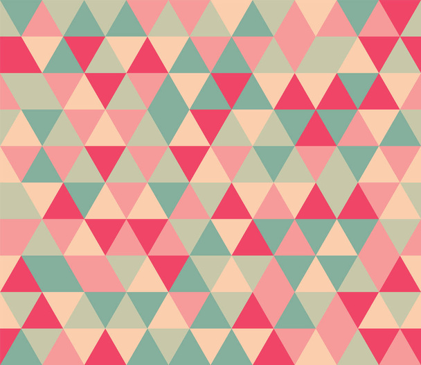 Abstract triangle seamless pattern, soft color. Vector illustration. - Vector, Image