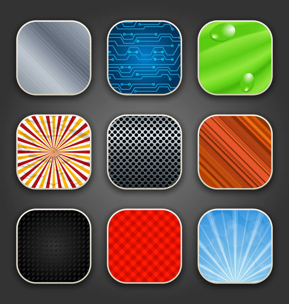 Backgrounds with texture for the app icons - Foto, Imagen
