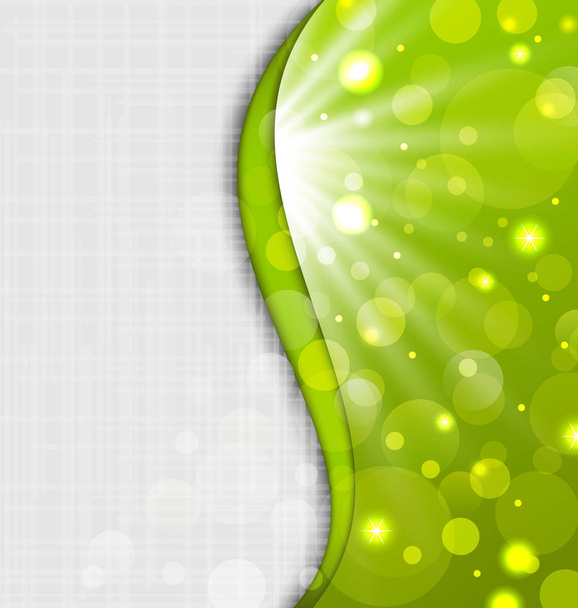 Abstract green background with bokeh effect - Fotoğraf, Görsel