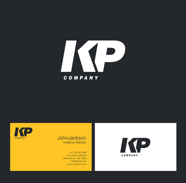 K & P brief Logo   - Vector, afbeelding