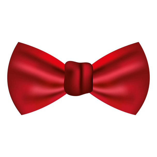 laço gravata masculina moda ícone isolado
 - Vetor, Imagem