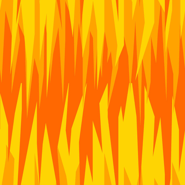 Bezešvá vektorová abstraktní vzor, horké oranžového ohně - Vektor, obrázek