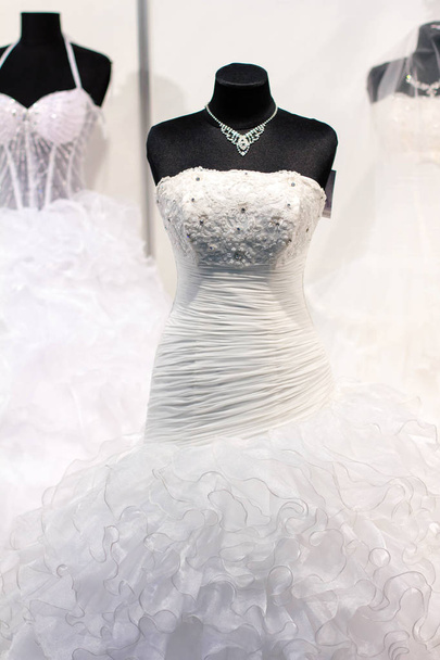 exhibition of wedding dresses - Photo, Image