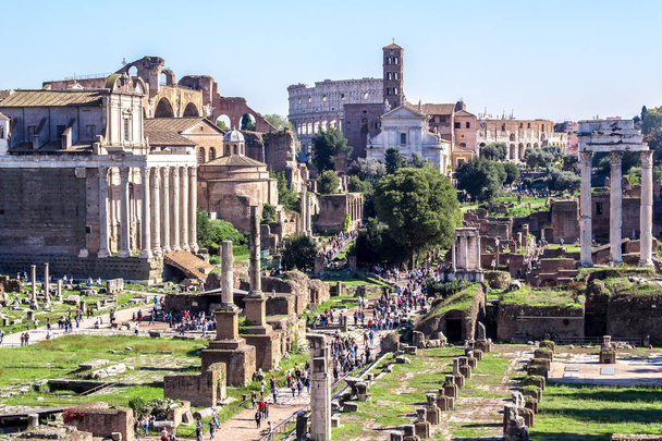 The Roman forum, Italy - Valokuva, kuva