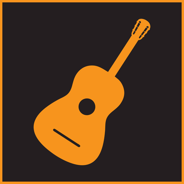 Guitar web Icon Vector - Vector, Image