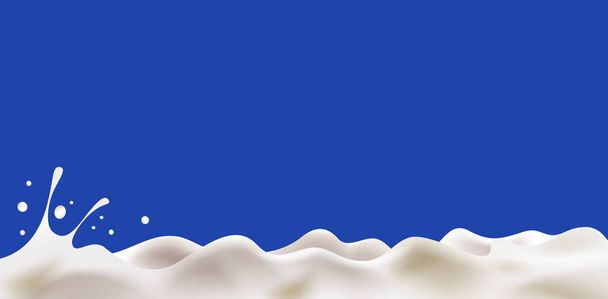 抽象的な背景リップル ミルク - ベクター画像
