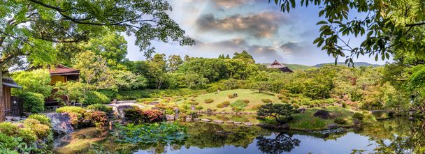 Nara, Japonsko - Isuien zahrada. Zahrada v japonském stylu - Fotografie, Obrázek