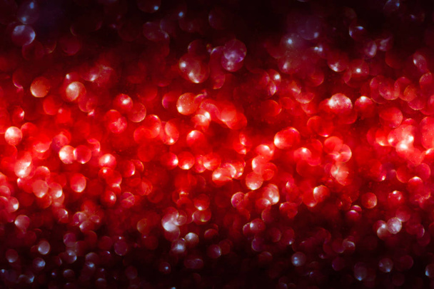Red Sparkling Glitter bokeh Background. - Fotoğraf, Görsel