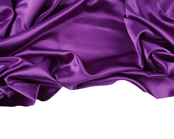 Tejido de seda púrpura
 - Foto, Imagen