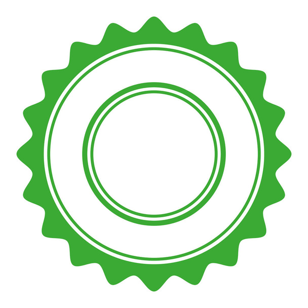 Quality seal guaranteed icon - Vector, Image