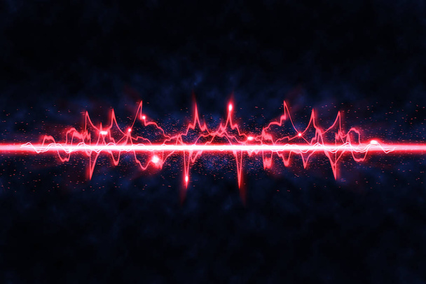 Красочный Neon Soundwave
 - Фото, изображение