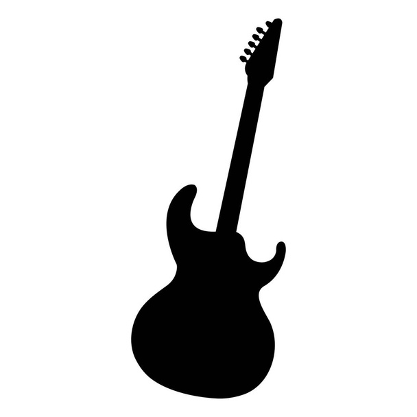Musikinstrument E-Gitarre - Vektor, Bild