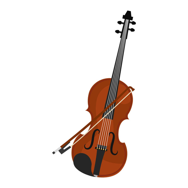 Çello enstrüman müzik simgesi - Vektör, Görsel